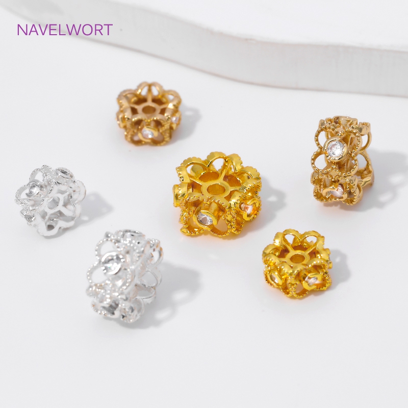 8/10MM Beads Separator 18K Gol - Flower Supplies 评论和价格