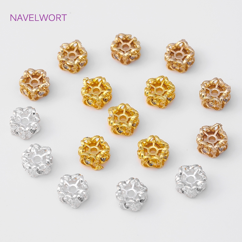 8/10MM Beads Separator 18K Gol - Flower Supplies 评论和价格