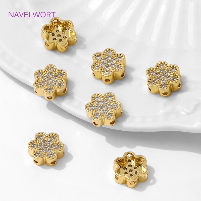 18K Gold Plated Flower Shape B - Flower Supplies 评论和价格