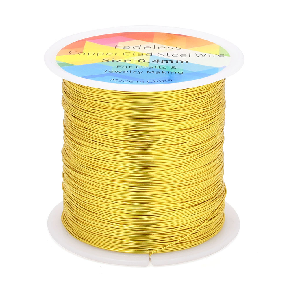 100m/328ft Fadeless Copper Cla - Flower Supplies 评论和价格